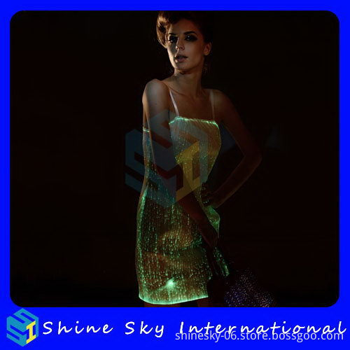 Top Quality Stylish Optical Fiber Led Optical Dress